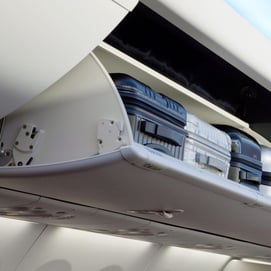 Gas-Strut-on-Airctaft-Overhead-Compartment